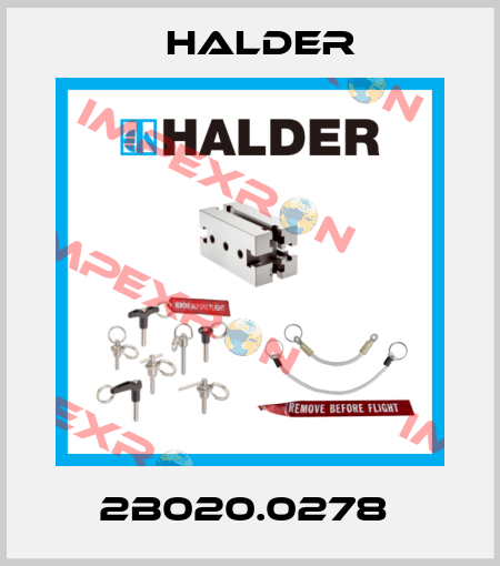 2B020.0278  Halder