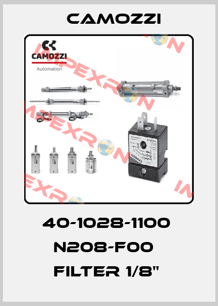 40-1028-1100  N208-F00   FILTER 1/8"  Camozzi