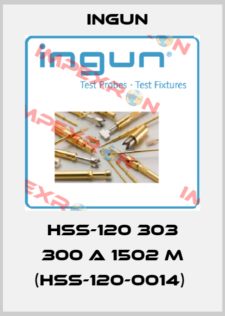 HSS-120 303 300 A 1502 M (HSS-120-0014)  Ingun