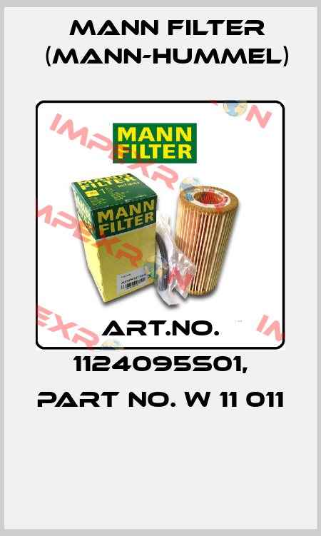 Art.No. 1124095S01, Part No. W 11 011  Mann Filter (Mann-Hummel)
