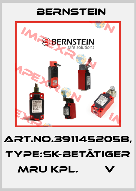 Art.No.3911452058, Type:SK-BETÄTIGER MRU KPL.        V  Bernstein