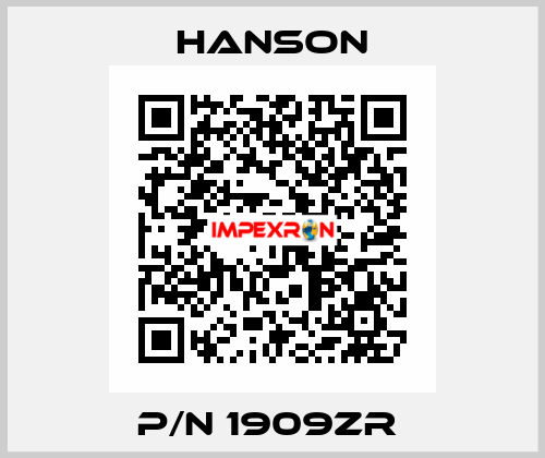 p/n 1909ZR  HANSON
