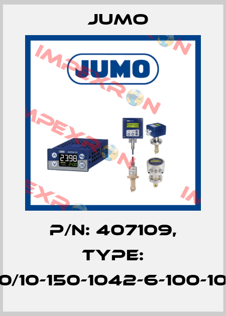 p/n: 407109, Type: 901030/10-150-1042-6-100-104/000 Jumo