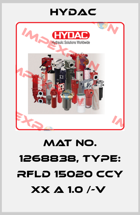 Mat No. 1268838, Type: RFLD 15020 CCY XX A 1.0 /-V  Hydac