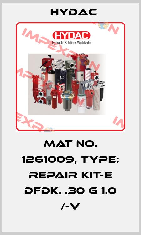 Mat No. 1261009, Type: REPAIR KIT-E DFDK. .30 G 1.0 /-V Hydac