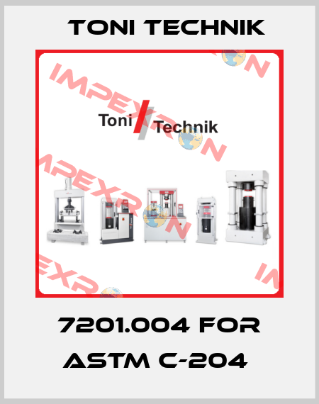 7201.004 for ASTM C-204  Toni Technik