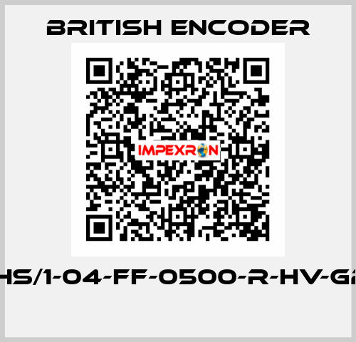755HS/1-04-FF-0500-R-HV-G2-ST  British Encoder