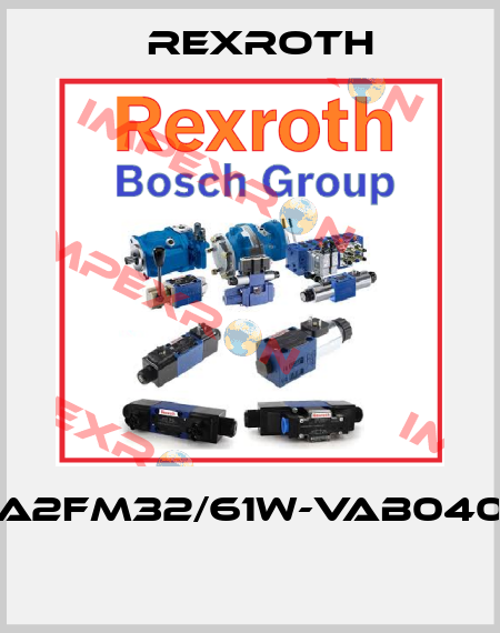 A2FM32/61W-VAB040  Rexroth
