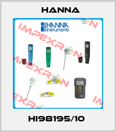HI98195/10  Hanna