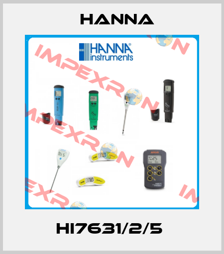 HI7631/2/5  Hanna