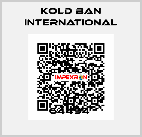 64494  Kold Ban International