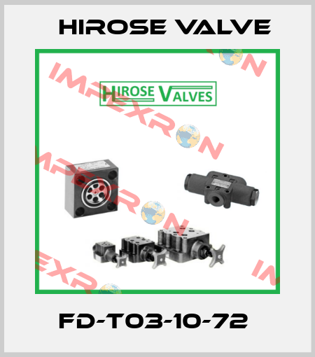 FD-T03-10-72  Hirose Valve