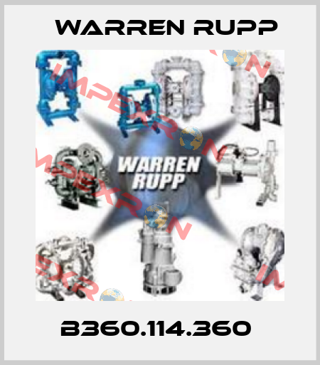 B360.114.360  Warren Rupp