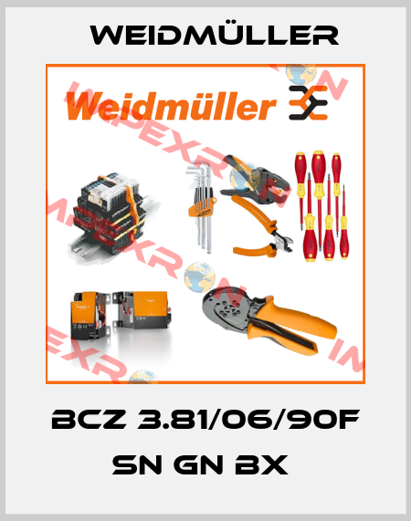 BCZ 3.81/06/90F SN GN BX  Weidmüller