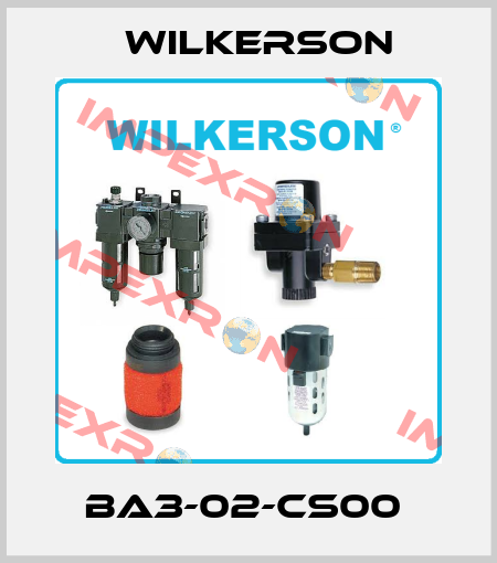 BA3-02-CS00  Wilkerson