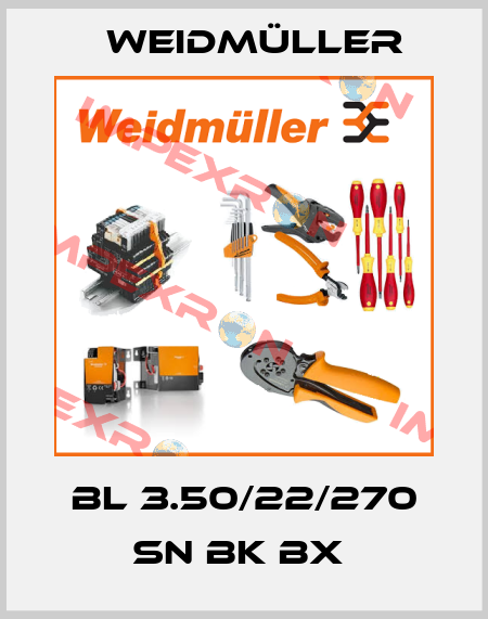 BL 3.50/22/270 SN BK BX  Weidmüller