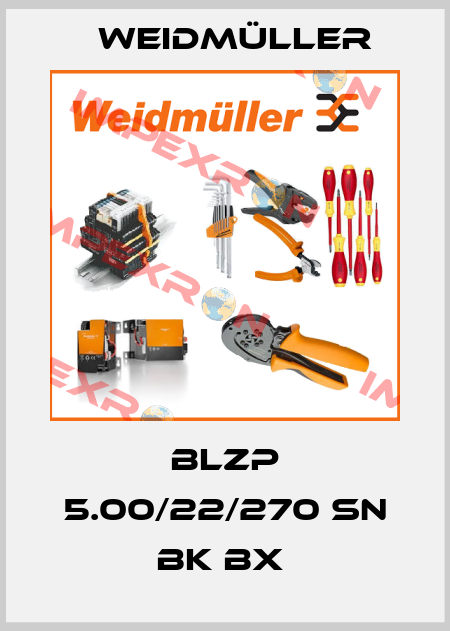 BLZP 5.00/22/270 SN BK BX  Weidmüller