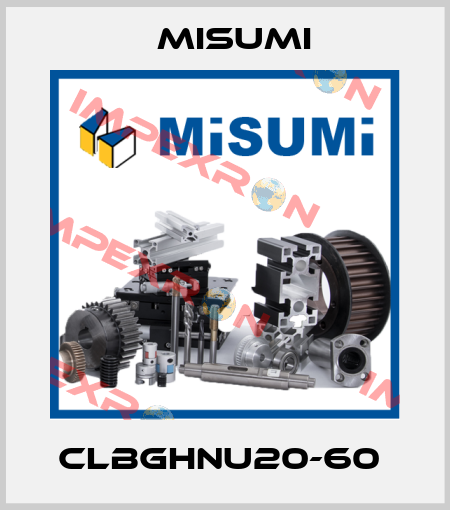 CLBGHNU20-60  Misumi