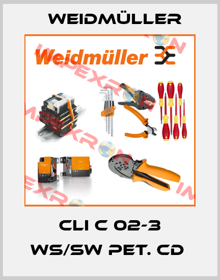 CLI C 02-3 WS/SW PET. CD  Weidmüller