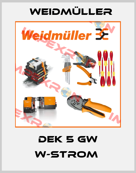 DEK 5 GW W-STROM  Weidmüller