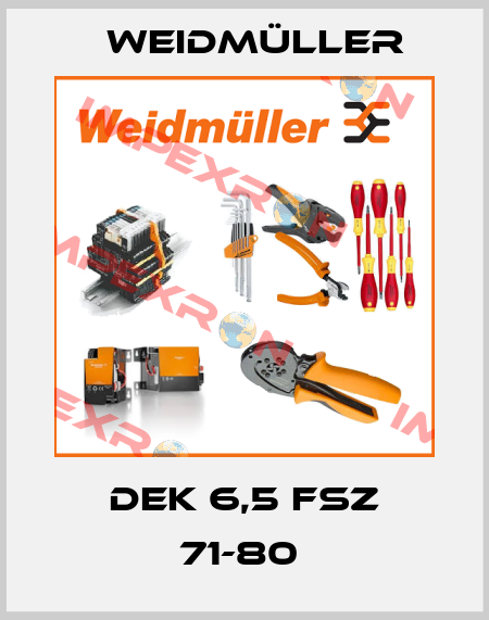 DEK 6,5 FSZ 71-80  Weidmüller