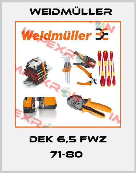 DEK 6,5 FWZ 71-80  Weidmüller