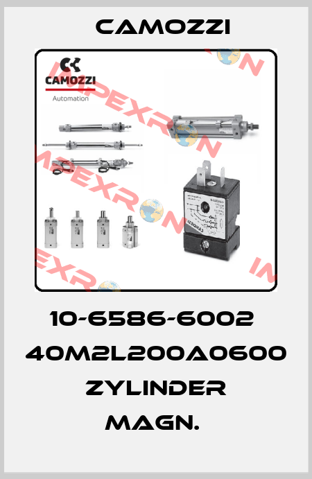 10-6586-6002  40M2L200A0600   ZYLINDER MAGN.  Camozzi