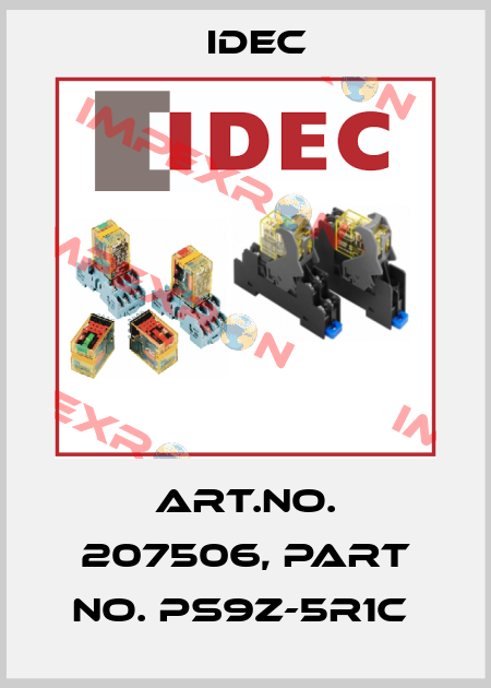 Art.No. 207506, Part No. PS9Z-5R1C  Idec