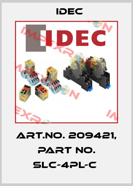 Art.No. 209421, Part No. SLC-4PL-C  Idec