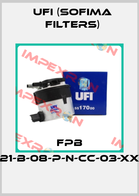 FPB 21-B-08-P-N-CC-03-XX Ufi (SOFIMA FILTERS)