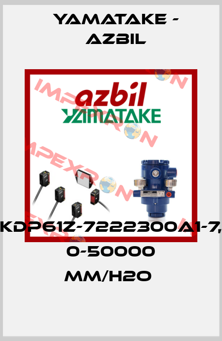 KDP61Z-7222300A1-7, 0-50000 MM/H2O  Yamatake - Azbil