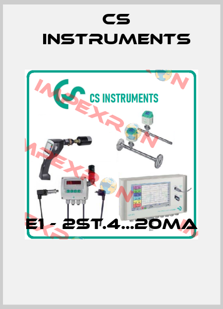 E1 - 2St.4...20mA  Cs Instruments