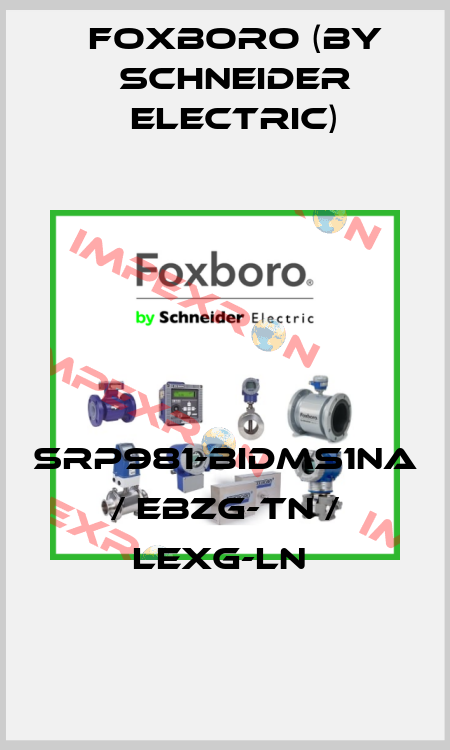 SRP981-BIDMS1NA / EBZG-TN / LEXG-LN  Foxboro (by Schneider Electric)