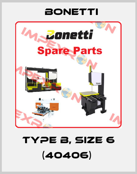 type B, size 6 (40406)  Bonetti