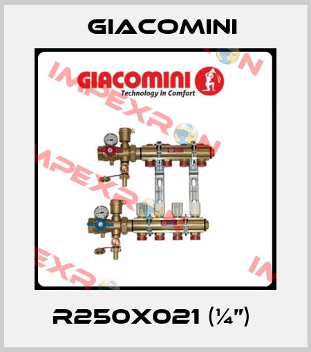 R250X021 (¼”)  Giacomini
