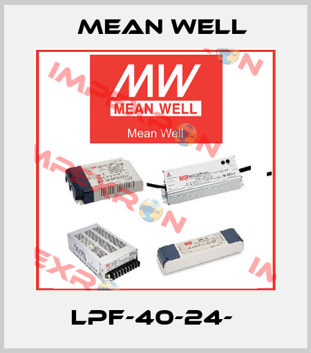 LPF-40-24-  Mean Well