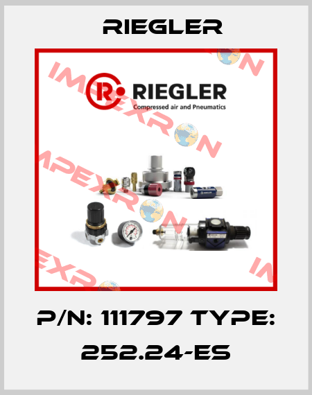 P/N: 111797 Type: 252.24-ES Riegler