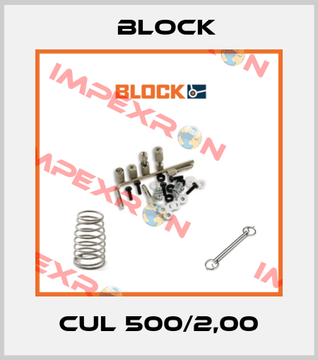 CUL 500/2,00 Block