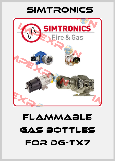 Flammable gas bottles for DG-TX7 Simtronics