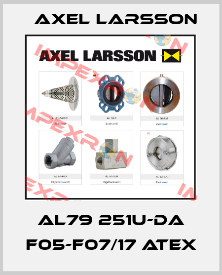 AL79 251U-DA F05-F07/17 ATEX AXEL LARSSON