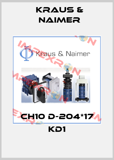 CH10 D-204*17 KD1 Kraus & Naimer