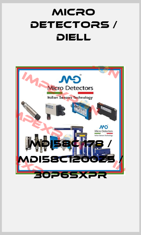 MDI58C 178 / MDI58C1200Z5 / 30P6SXPR
 Micro Detectors / Diell