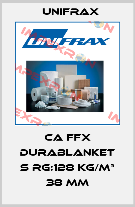 CA FFX DURABLANKET S RG:128 KG/M³ 38 MM Unifrax