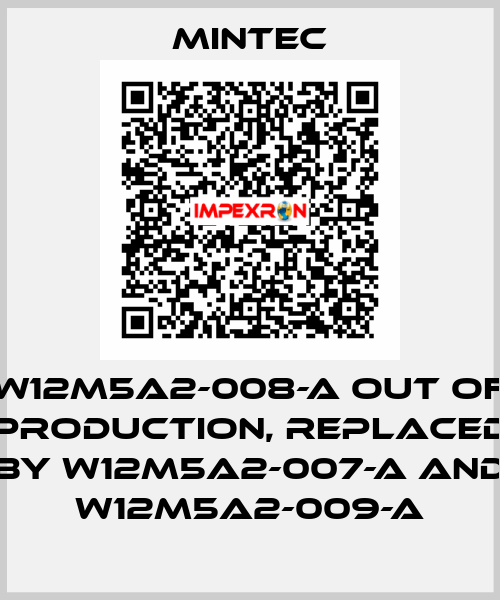 W12M5A2-008-A out of production, replaced by W12M5A2-007-A and W12M5A2-009-A MINTEC