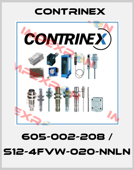 605-002-208 / S12-4FVW-020-NNLN Contrinex