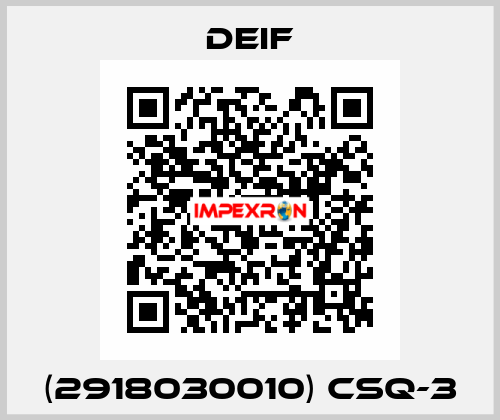 (2918030010) CSQ-3 Deif