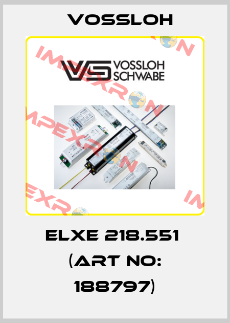 ELXe 218.551  (Art No: 188797) Vossloh