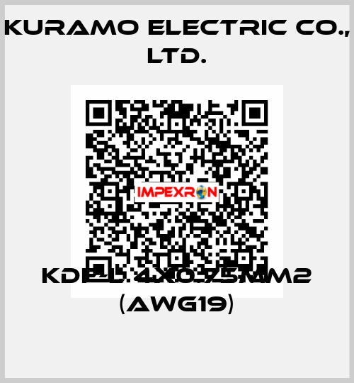 KDF-L 4X0.75MM2 (AWG19) Kuramo Electric Co., LTD.