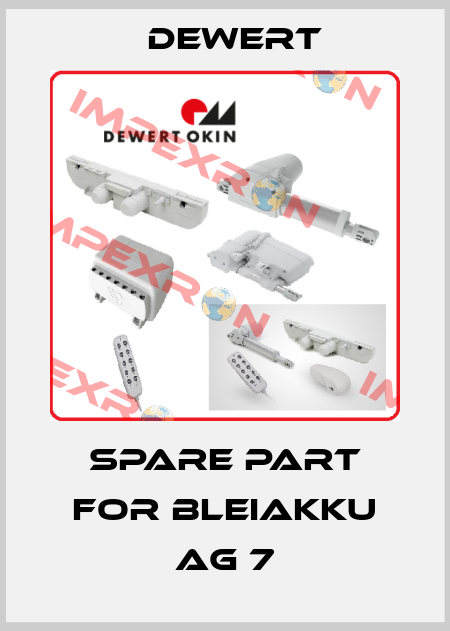 Spare part for Bleiakku AG 7 DEWERT