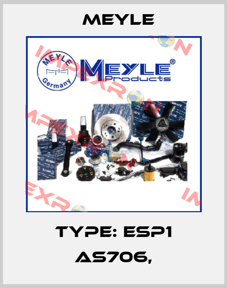 Type: ESP1 AS706, Meyle